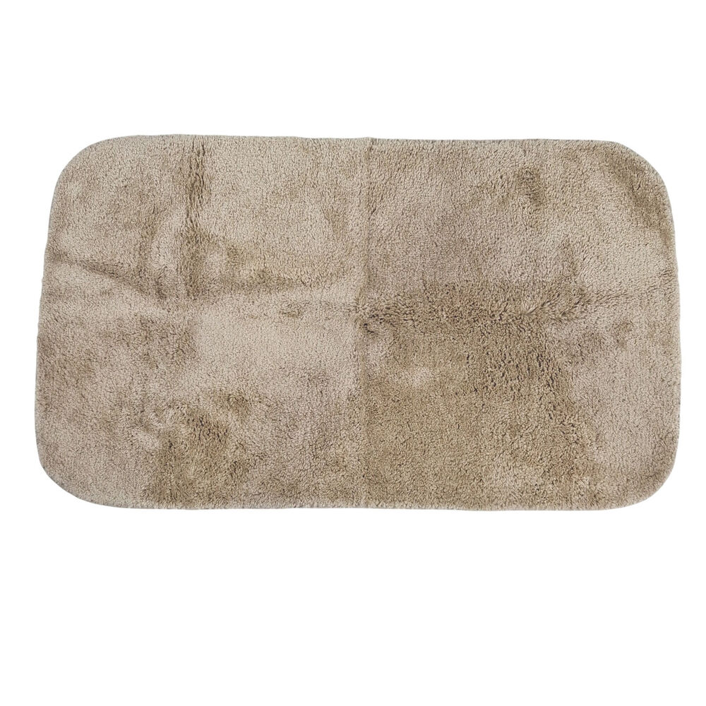 Garland Rug 24x40 Linen Traditional Plush Nylon Washable Non-Slip Bath Mat